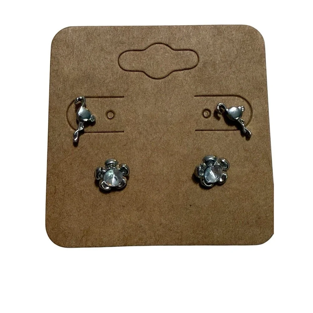 Children’s Earrings  Hypoallergenic  6 Pair Set  Elephant  Ladybug